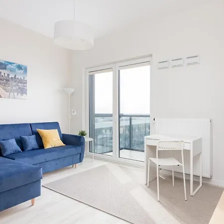 Wola Chic Blue Apartment Varšava Exteriér fotografie