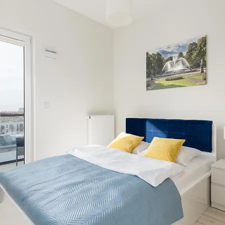 Wola Chic Blue Apartment Varšava Exteriér fotografie
